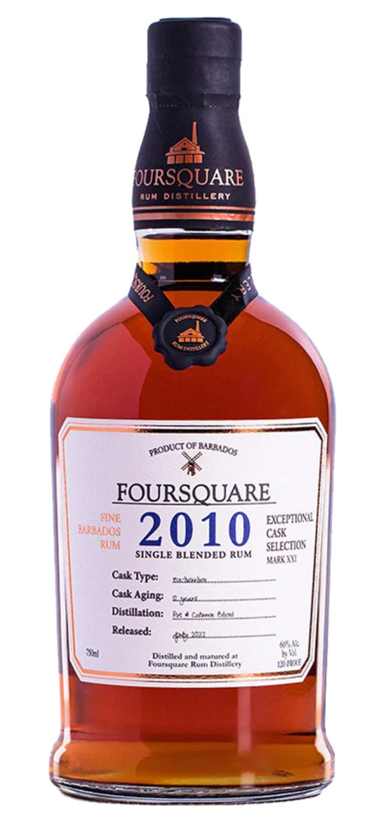 2010 Foursquare Rum Distillery 'Vintage' Single Blended Rum, Barbados –  Woods Wholesale Wine