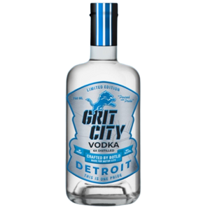 **DETROIT LIONS** Grit City Vodka, USA (750ml) – Woods Wholesale Wine